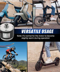 24V DC 350W Brushed Permanent Magnet Electric Motor Generator used in scooters, e-bikes, and wind turbines shown in action.