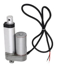 24V DC Linear Actuator With 50mm Stroke 750N Lift IP65 Aluminum Housing White Finish Industrial Grade Replacement Actuator Quiet Motor