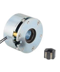 Side view of 24V Electromagnetic Brake 2 Nm Non Excited SWB03 for Precision Machinery with high holding torque for CNC machines.