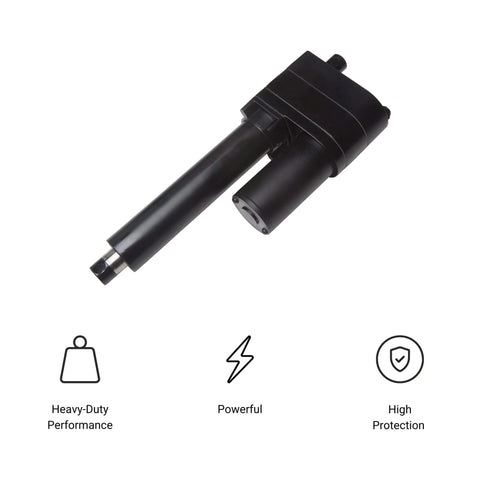 Beefy 24V Linear Actuator With 24 Inch Stroke And 2000 Lbs Push, IP65 Protected For Agriculture, Automotive, And Industrial Projects, Rugged Stainless Shaft And Metal Gears, Progressive Automations PA-17