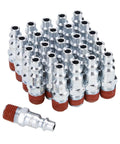 25 Pack 1/4 Inch NPT Air Hose Fittings Kit With 1/4 Inch Male Quick Connect Plugs For Compressor And Auto Shop...