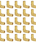 One Half Inch Pex Fittings 25 Pack 90 Degree Elbows Lead Free Brass Plumbing Fittings NSF ANSI 61 Certified UPC Listed