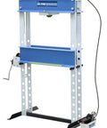 25-Ton Capacity Shop Press with Air-Driven Hydraulic Pump for bearing replacement in home shop and light industrial setups
