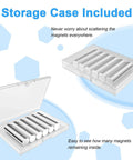 250 Pack 5x2mm Neodymium Magnets For Crafts And Projects Small Yet Strong For Home Office School DIY with storage case