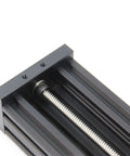 Close-up of 250mm 4080U Aluminum Profile Z-axis Screw Slide Table Linear Actuator for 3D Printer and DIY CNC Router Parts