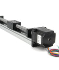 250mm Travel Linear Stage Actuator with SFU1605 Ball Screw and NEMA23 Stepper Motor, Square Linear Rails for CNC