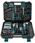 257 Piece DIY Ready Home Tool Kit For Household Repairs Complete Hand Tool Set With Wrenches Screwdrivers Sockets Ratchet