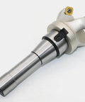 2.5 Inch Face Milling Cutter Kit With KM12 Holder And 63mm CNC End Mill R8 FMB22 Shank Shell Mill Arbor Four SEHT1204 Carbide Inserts