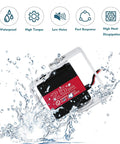 25 Kg High Torque Full Metal Gear Digital Servo Motor with waterproof feature and mount brackets in splash of water