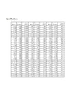 Specifications table for 25mm 5PCS Ceramic Balls 304 Stainless Steel Mirror Ball Seamless Hollow Sphere for Garden Decorations Steel Balls Precision Balls