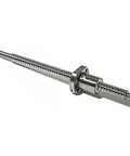 25mm Ballscrew SFU2510 RM2510 Anti Backlash Ball Screw, Length 86.61 inch / 2200mm 10mm Pitch with Metal Nut, CNC machine component