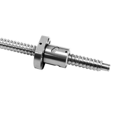 25mm Ballscrew SFU2510 RM2510 Anti Backlash Ball Screw with metal nut, length 86.61 inch, 10mm pitch, for CNC axis motion.