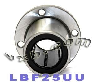 25mm Round Flanged Bushing Linear Motion LBF25UU - VXB Ball Bearings