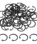 Internal Retaining Rings Set 50 Pcs 25 Mm Inner Diameter 65Mn Manganese Steel C Clip Circlips For Automotive Grooved Shafts Studs Pro Grade Heavy Duty Snap Rings
