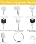Bulk 25 Piece Heavy Equipment Master Key Set For Excavators Loaders Backhoes Tractors And More Compatible With Cat John Deere Case