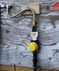 Installed 25 PSI Pressure Regulator for Drip Irrigation and Sprinkler Systems with three quarters inch FPT female threads
