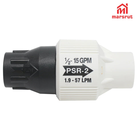 25 PSI Pressure Regulator For Drip Irrigation And Sprinkler Systems With Three Quarters Inch FPT Female Threads Low Flow Garden Hose Reducer