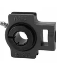Front view of One And One Quarter Inch Kanigen Accu Loc Nickel Wide Single Row Ball Bearing With Concentric Collar Sealed With Slinger