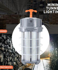 Ultra Bright 280W LED Temporary Work Light for Job Sites, Portable Hanging Construction Light, shown in warehouse setting