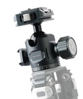 28mm Metal Panorama Ball Head For Tripod With Arca Type Quick Release Plate One Quarter Inch Screw Three Eighths Inch Thread
