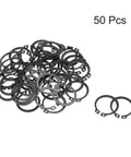 Heavy Duty 29mm External Circlips C Clip Retaining Rings Set of 50 in 65Mn Steel for Shafts and Grooves Tough Snap Ring Retainers