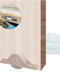 Front view of 5 Pieces Screen Door Rollers With 29mm Wheel Diameter Nylon Pulley And Stainless Steel Shell With Durable Electroplating Finish for sliding doors.