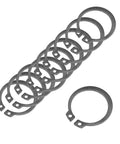Heavy Duty 29mm External Circlips C Clip Retaining Rings Set of 50 in 65Mn Steel for Shafts and Grooves Tough Snap Ring Retainers