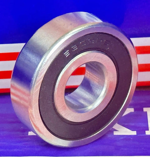Sealed Ball Bearing 17x47x14mm with chrome steel construction dual rubber seals for dust protection self lubricated