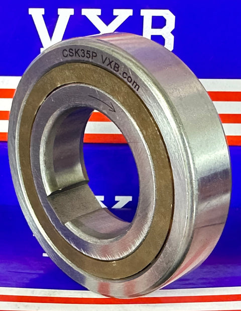 CSK35P  One way Bearing  Sprag Freewheel Clutch Bearings With One Key-way on the inner Ring