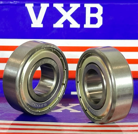 2-Pack 6203ZZ Bearings 17x40x12mm - Shielded