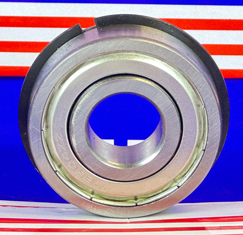 6304ZZNR Shielded Bearing with snap ring groove + a snap ring  20x52x15