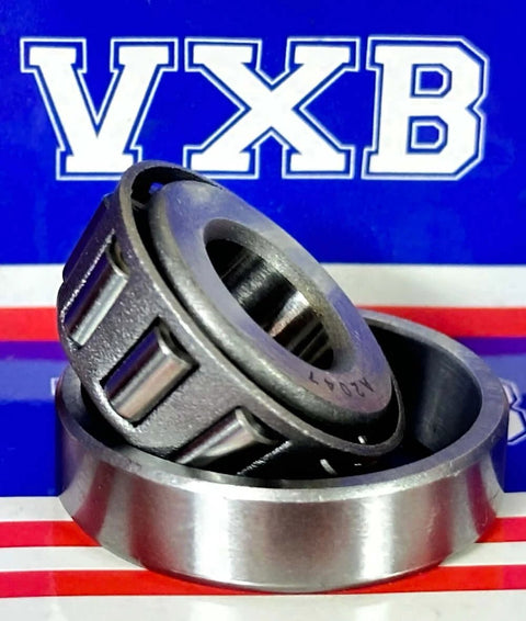 A2047/A2126 Tapered Roller Bearing 0.472" x 1.259" x 0.394" inch with cone and cup; chrome steel; industrial use