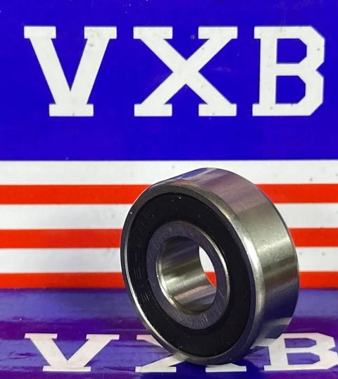 Sealed bearing 7/16 in bore, 1-1/8 in outer diameter, 3/8 in width, VXB, front view