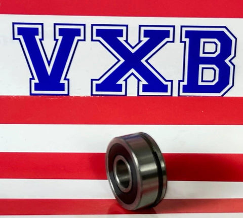 B10-51D-2RS Alternator Bearing 10x27x11 Sealed Ball Bearing with chrome steel and rubber seals on VXB background