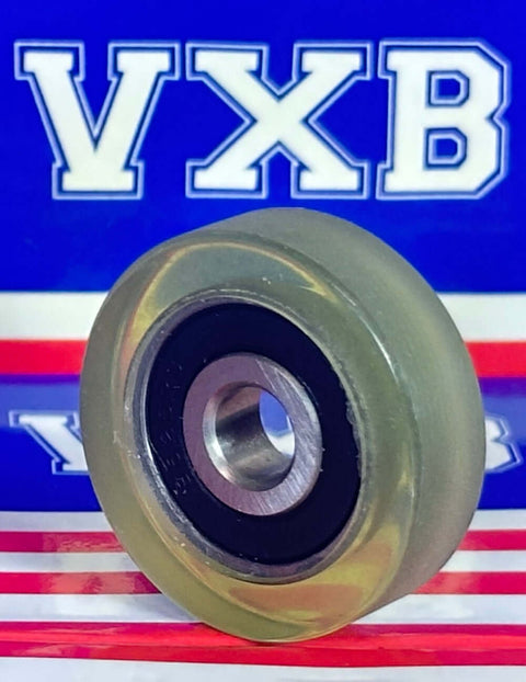 SSPU6X26X8-2RS Polyurethane Rubber Stainless Steel Bearing 6x26x8mm - Sealed - Miniature