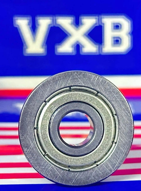 F628ZZ 8x24x8mm Shielded Miniature Flanged Bearing - Buy Bearings online - Fast US Shipping