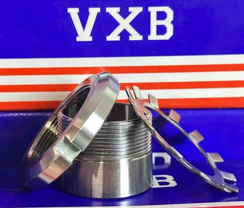 H215 75mm Adapter Sleeve w/Lock Nut & Washer displayed alongside VXB branding for product identification.
