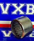 Needle roller bearing SCE98, 9/16 in bore, 3/4 in OD, 1/2 in width, metal; front view with VXB logo