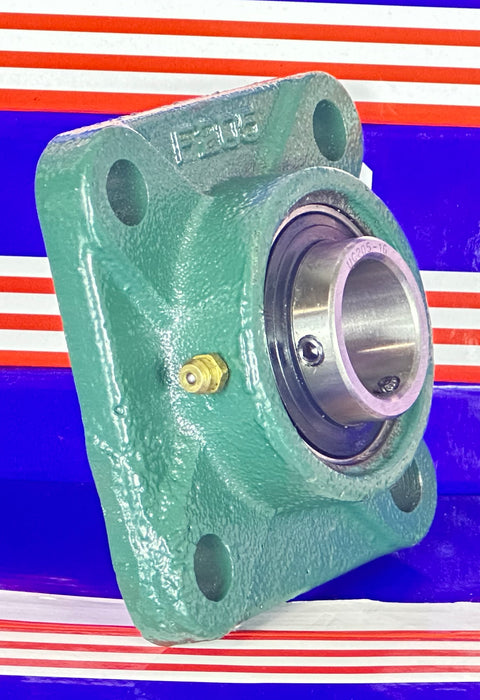 1"inch Bore Mounted Bearing UCF205-16 + Square Flanged Cast Housing