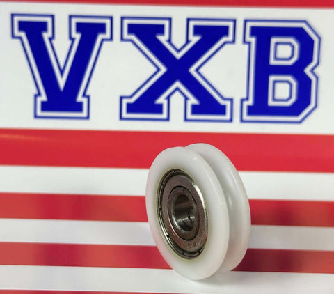 8mm Bore Bearing - 28mm Round Nylon Pulley U-Groove Track Roller Bearing 8x28x8mm - Buy Bearings online - Fast US Shipping