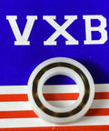 Acetal/POM Plastic Bearing 6903 with Glass Balls on VXB background, 17x30x7mm size.