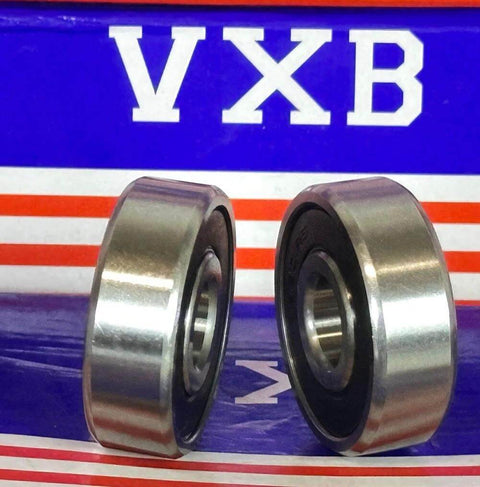 Front Wheel Bearing Set For Honda MTX50 SC Model 82 86 Pair Chrome Steel high durability sealed bearings with dual rubber seals