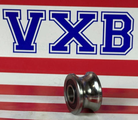 8mm Bore Bearing - 22.5mm Round Pulley U-Groove Shaft Sliding Ball Bearing 8x22.5x14.5mm - Buy Bearings online - Fast US Shipping