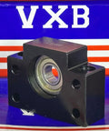 High Performance Ballscrew Support Bearing BF12 Type for CNC Machinery shown in front view with robust metal casing.