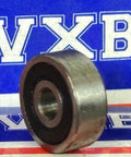 Wholesale 1000-Pack 624-2RS Ball Bearing close-up, chrome steel, VXB branding visible, designed for single row radial use.