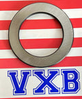 GS81210 Cylindrical Roller Thrust Washer 52x78x6.5mm with VXB branding, circular metal washer on striped background