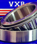 33117 Tapered Roller Wheel Bearing 85x140x41 made of durable chrome steel, shown with both cone and cup parts.