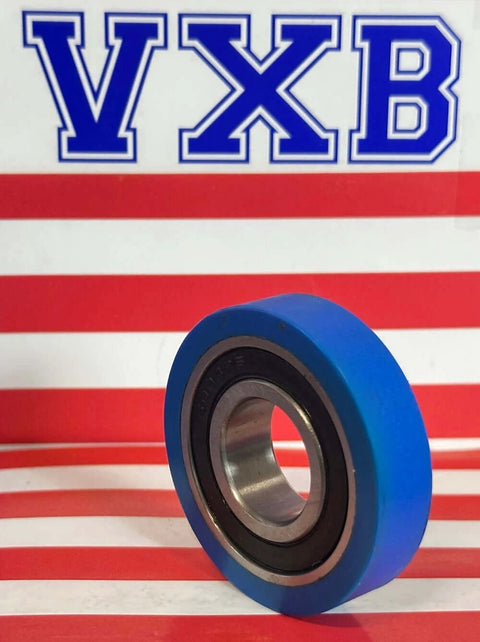 20X50X12mm Polyurethane Rubber roller wheel Bearing Sealed Miniature - tire - Buy Bearings online - Fast US Shipping