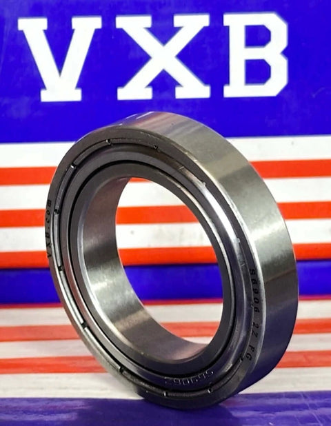 Front view of S6906ZZ Food Grade Stainless Steel Ball Bearing against branded background