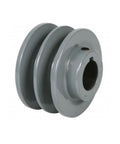2BK40 3/4" Bore Solid Sheave Pulley with 4" OD , Hex set screws for V-belts size 4L, 5L 2BK40-3/4" - VXB Ball Bearings
